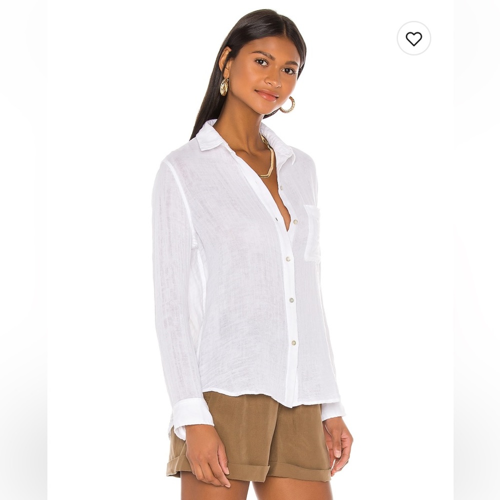 REVOLVE RAILS GAUZE BUTTON DOWN - NWOT